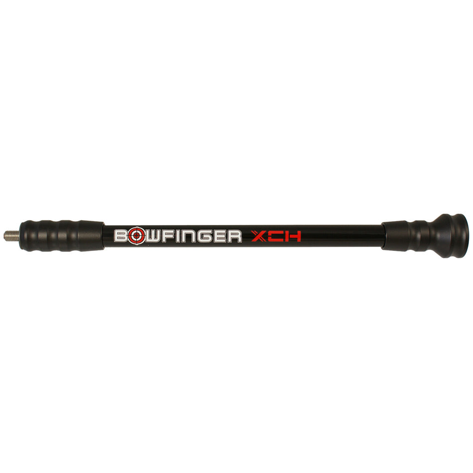 Bowfinger Target XCH Stabilizer 12 Inch Black Low Wind Drag