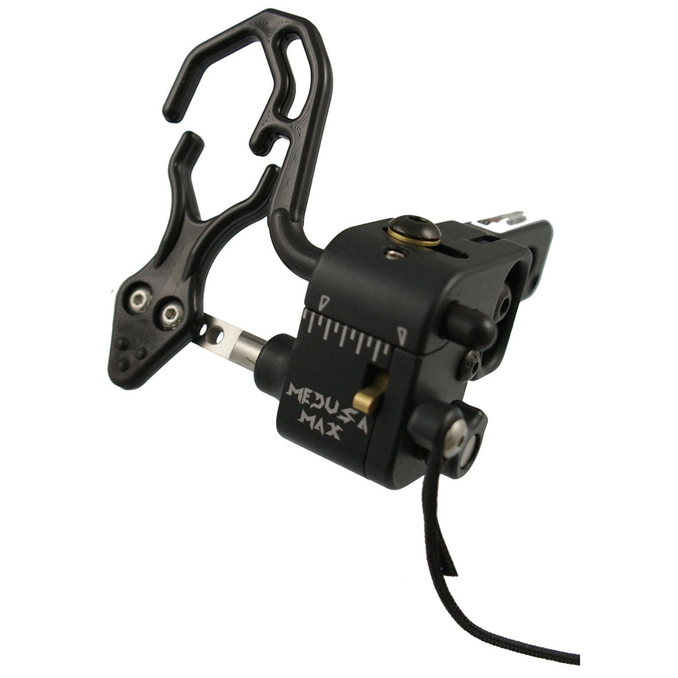 Bowfinger Medusa Max Arrow Rest LH Full Containment Black