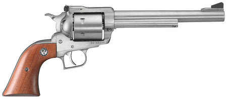 Ruger 0804 Super Blackhawk 44 Rem Mag/44 Special 6-Shot 7.50" Stainless Revolver, Hardwood Grip