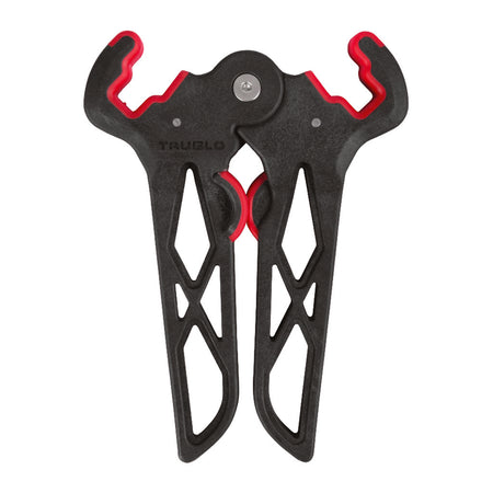 TruGlo Bow Jack Mini Bow Stand with Rubber Grips Black/Red