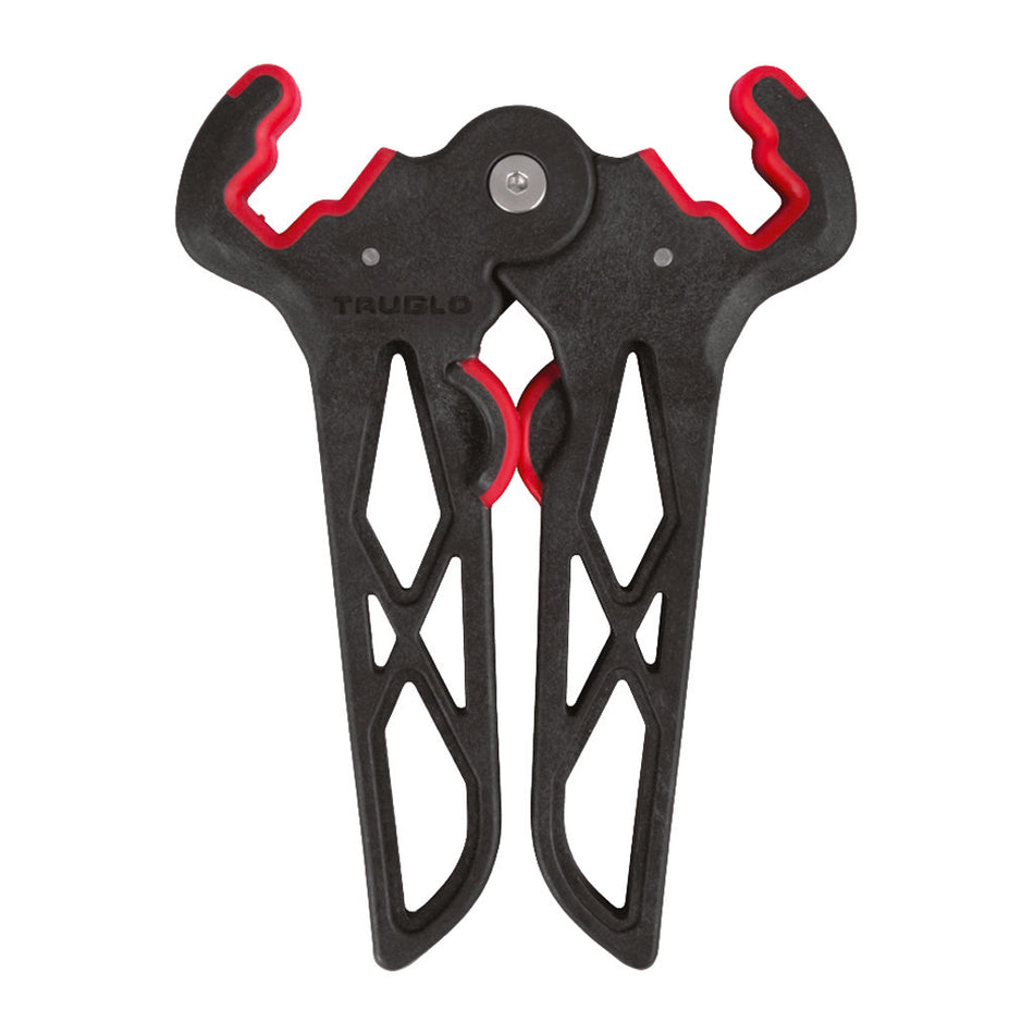 TruGlo Bow Jack Mini Bow Stand with Rubber Grips Black/Red