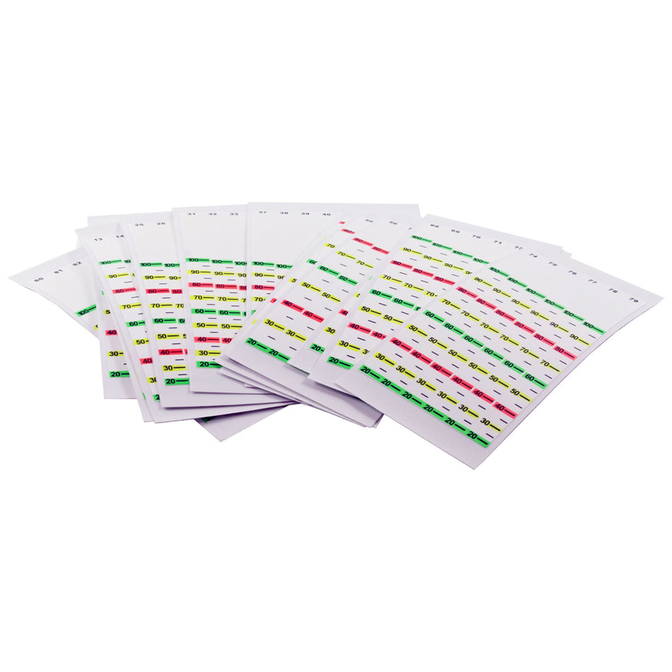 TruGlo Range Rover Replacement Sight Tapes 80-Pack Multi-Color