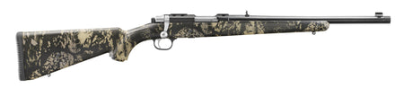 Ruger 7427 77/44 44 Rem Mag 4+1 16.60" Blued Threaded Barrel, Blued Alloy Steel Receiver w/Integral Scope Mount, Kryptek Obskura Nox Camo Synthetic Stock
