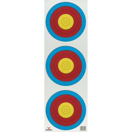 30-06 Vertical 3 Spot Paper Targets 100 pk.