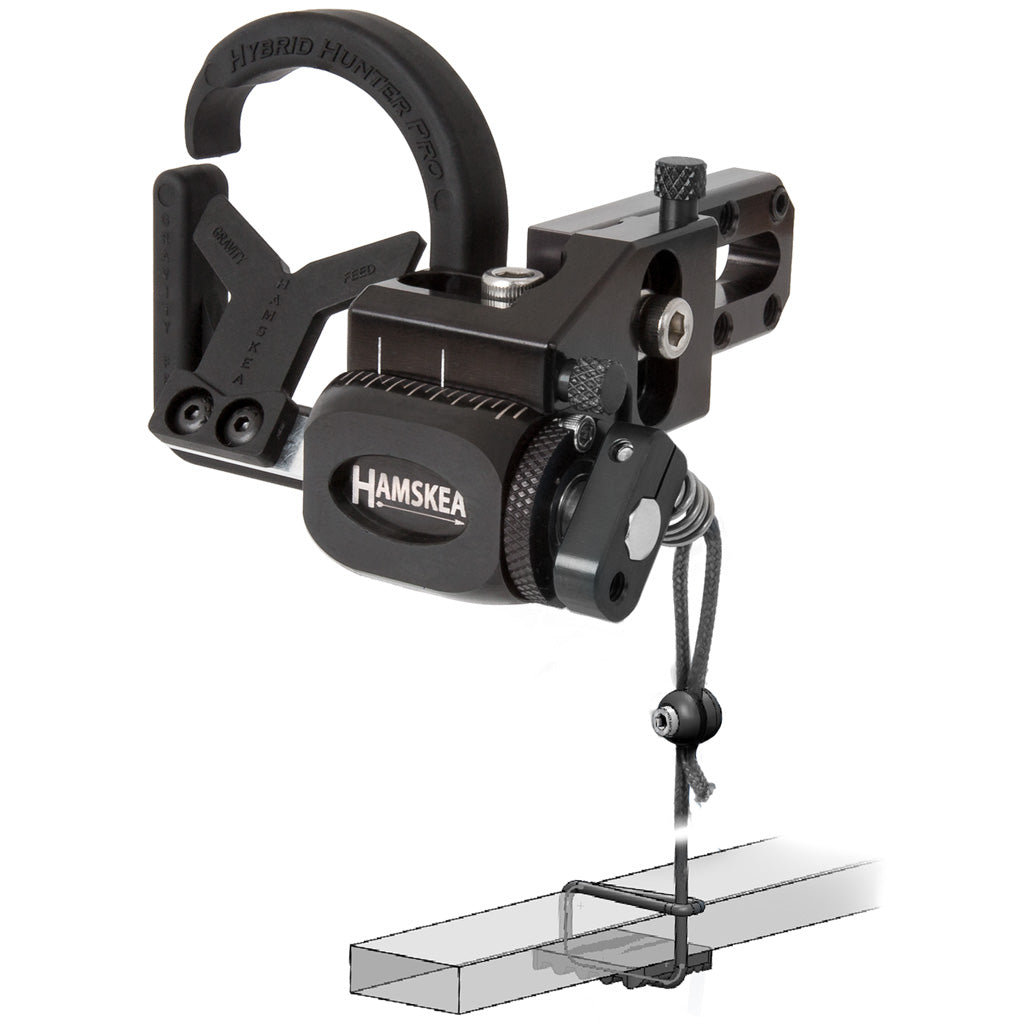Hamskea Hybrid Hunter Pro Micro Tune Arrow Rest Black LH