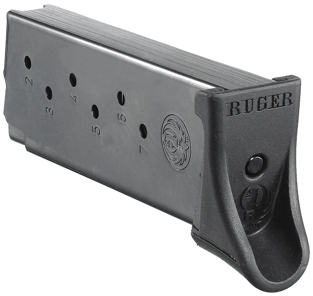 Ruger 90363 9mm Luger 7-Round Magazine with Extended Floorplate for Ruger LC9/EC9s, Blued