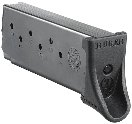 Ruger 90363 9mm Luger 7-Round Magazine with Extended Floorplate for Ruger LC9/EC9s, Blued