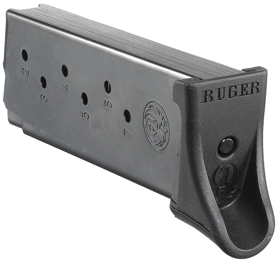 Ruger 90363 9mm Luger 7-Round Magazine with Extended Floorplate for Ruger LC9/EC9s, Blued
