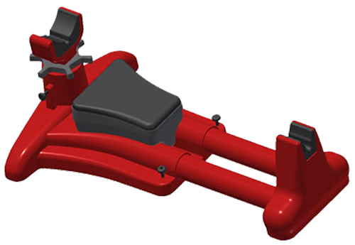 MTM Case-Gard K-Zone Shooting Rest KSR-30 Red Adjustable Rifle Handgun