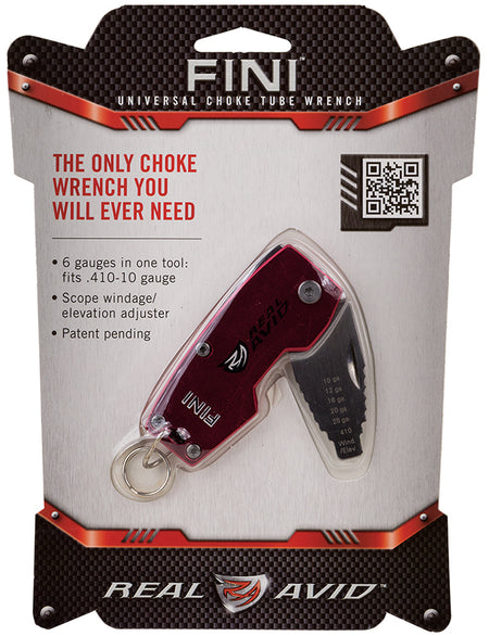 Real Avid Fini AVCWT210 Universal 6-Gauge Choke Tube Wrench Folding Stainless Steel