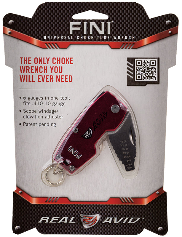 Real Avid Fini AVCWT210 Universal 6-Gauge Choke Tube Wrench Folding Stainless Steel