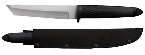 Cold Steel Tanto Lite Fixed Blade 6" Plain Tanto 4034 Stainless Blade Black Polypropylene Handle with Sheath