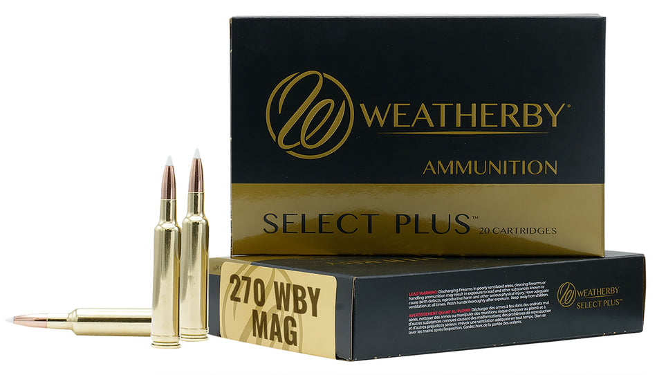 270WBY 134GR HAMMER CUSTOM SELECT PLUS 20RD BOX