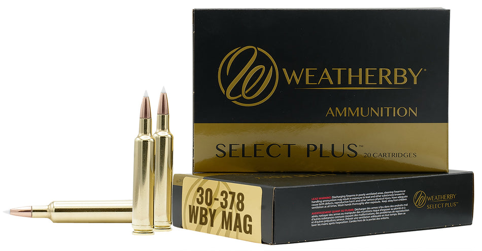Weatherby .30-378 Weatherby Mag H303220ELDX Select Plus Hornady ELD-X 220 Grain