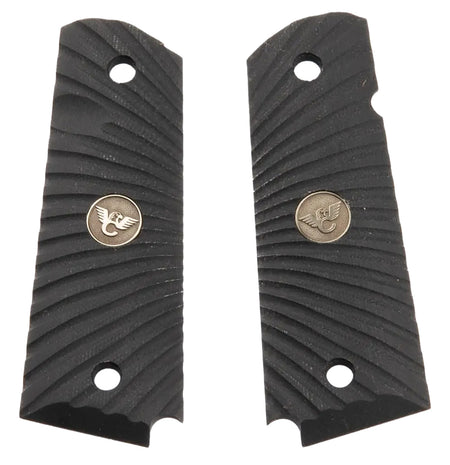 Wilson Combat Black G-10 Starburst Grip Panels for 1911