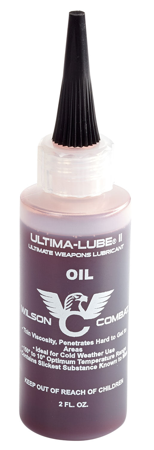 Wilson Combat 5772 Ultima-Lube II 2oz Gun Oil Petroleum Synthetic Lubricant Squeeze Bottle