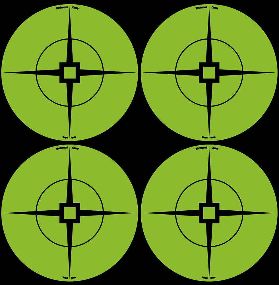 Birchwood Casey 33933 3" Green/Black Crosshair Self-Adhesive Target Spots 40 Pack