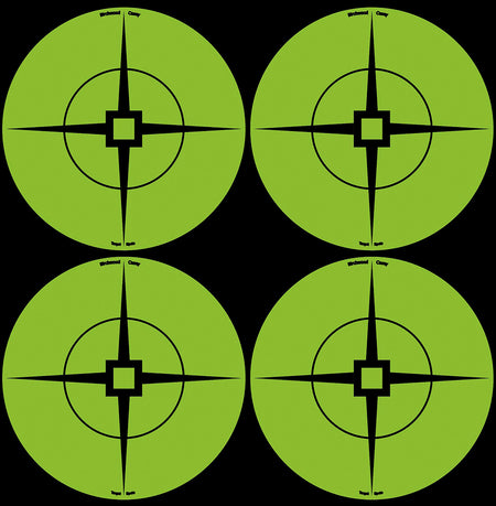 Birchwood Casey 33933 3" Green/Black Crosshair Self-Adhesive Target Spots 40 Pack