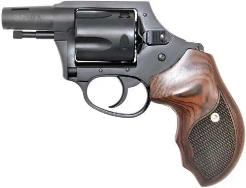 Charter Arms Boomer .44 Special Revolver, Black Passivate Finish, Wood Grip