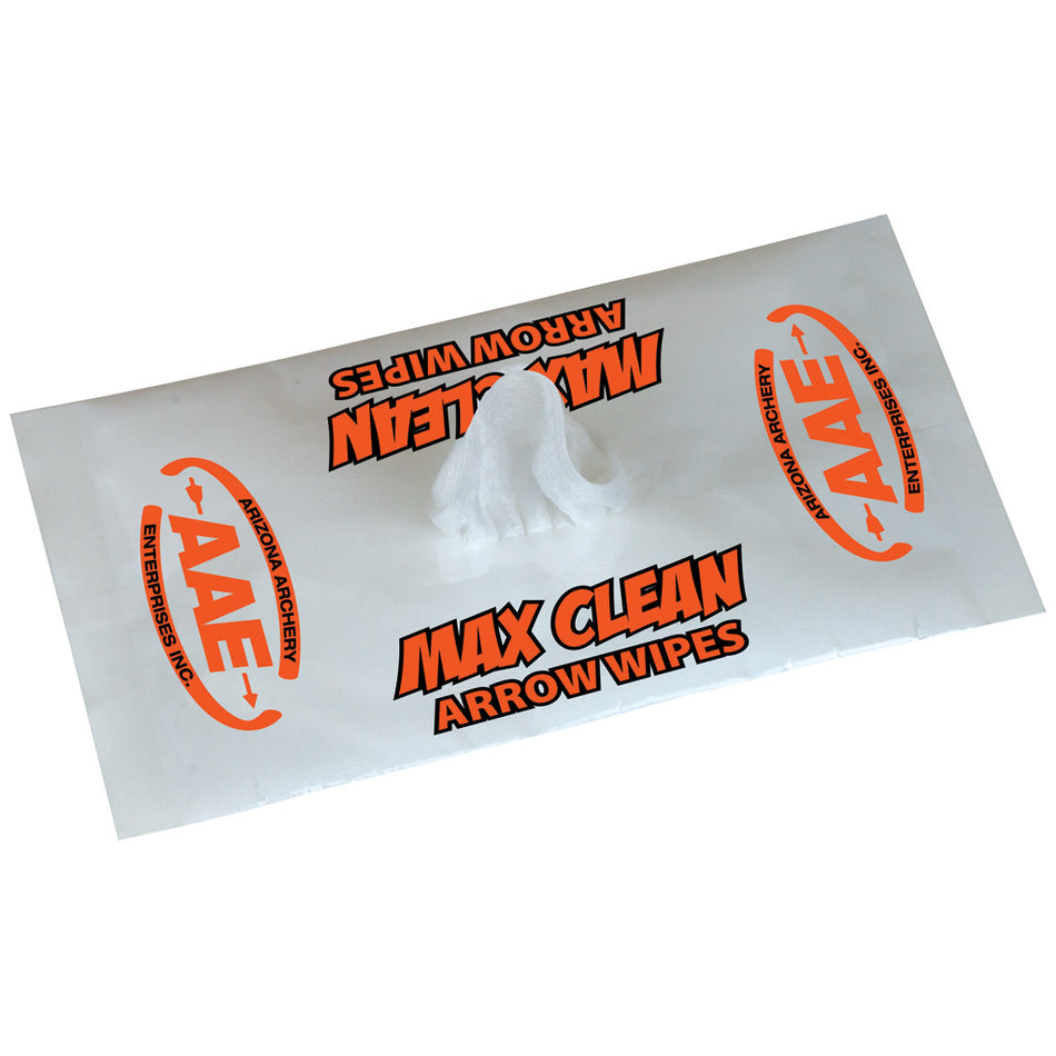 AAE Max Clean 10 pk. Arrow Shaft Cleaning Wipes