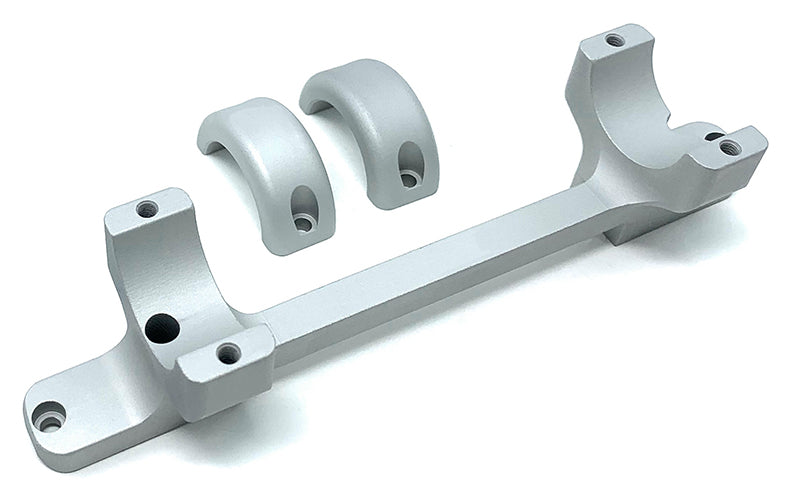 DNZ 1-Inch Medium Silver 1-Piece Scope Mount for Remington 700 Short Action