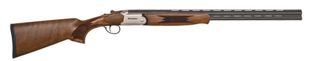 Mossberg 75478 Silver Reserve Full-Size 28 Gauge O/U Shotgun, 26" Matte Blued Vent Rib Barrel, Satin Silver Engraved Receiver, Black Walnut Stock, Right Hand