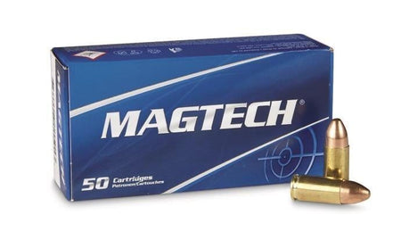 Magtech 9mm Luger/Parabellum 9B Sport Shooting Full Metal Jacket FMJ 124 Grain
