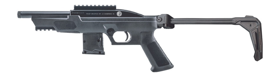 Rossi RS22P6BK-SMPB RS22 22LR Pistol, 6" Barrel, Picatinny Rail, Pistol Brace, 10+1
