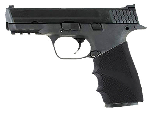 Hogue 17400 HandAll Hybrid Black Rubber Grip Sleeve with Finger Grooves – S&W M&P