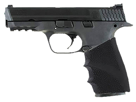 Hogue 17400 HandAll Hybrid Black Rubber Grip Sleeve with Finger Grooves – S&W M&P