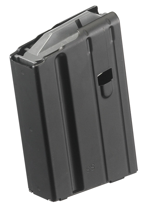 Ruger 90349 SR-556 Magazine 5rd 6.8mm Rem SPC Black Stainless Steel