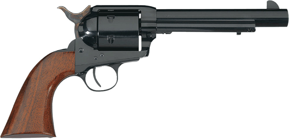 Taylors & Company 550428 1873 Cattleman .44 Rem Mag Revolver - 6" Barrel, 6rd Cylinder, Blued Steel Finish, Walnut Army Size Grip