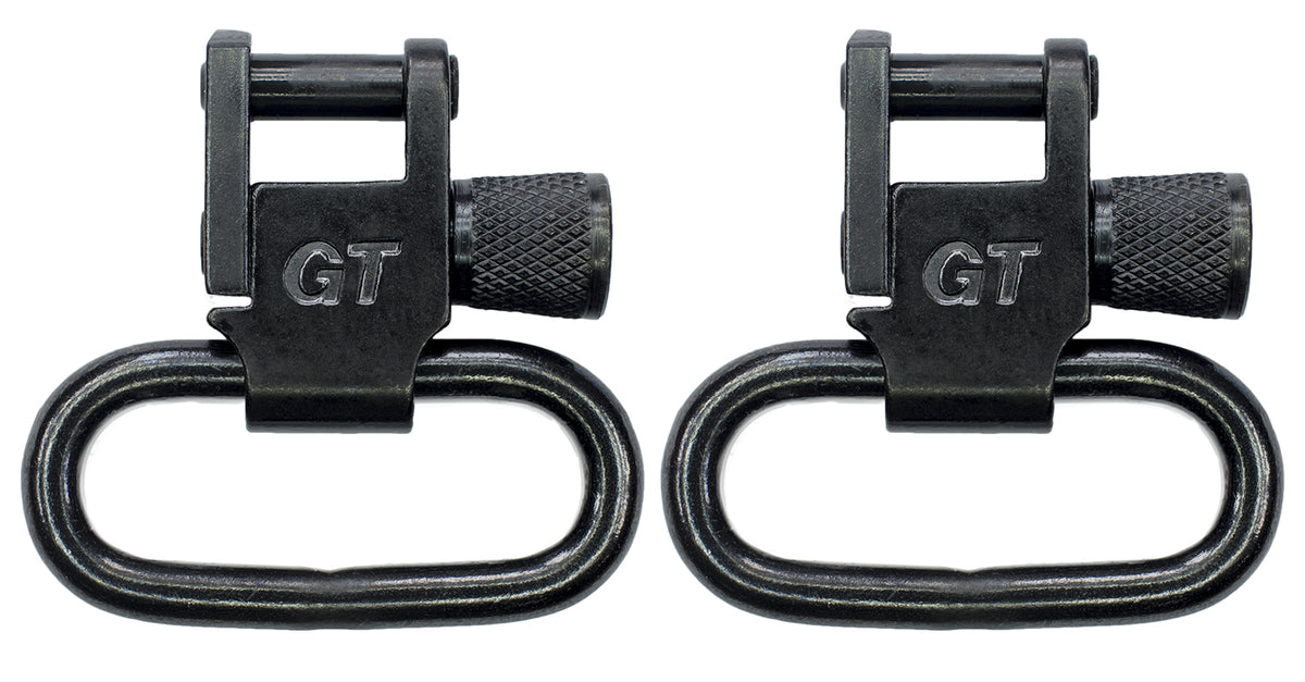 GrovTec US GTSW01 1" Black Oxide Locking Swivel for Rifles Steel