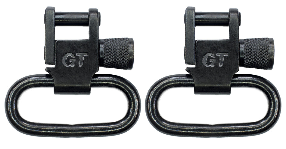 GrovTec US GTSW01 1" Black Oxide Locking Swivel for Rifles Steel