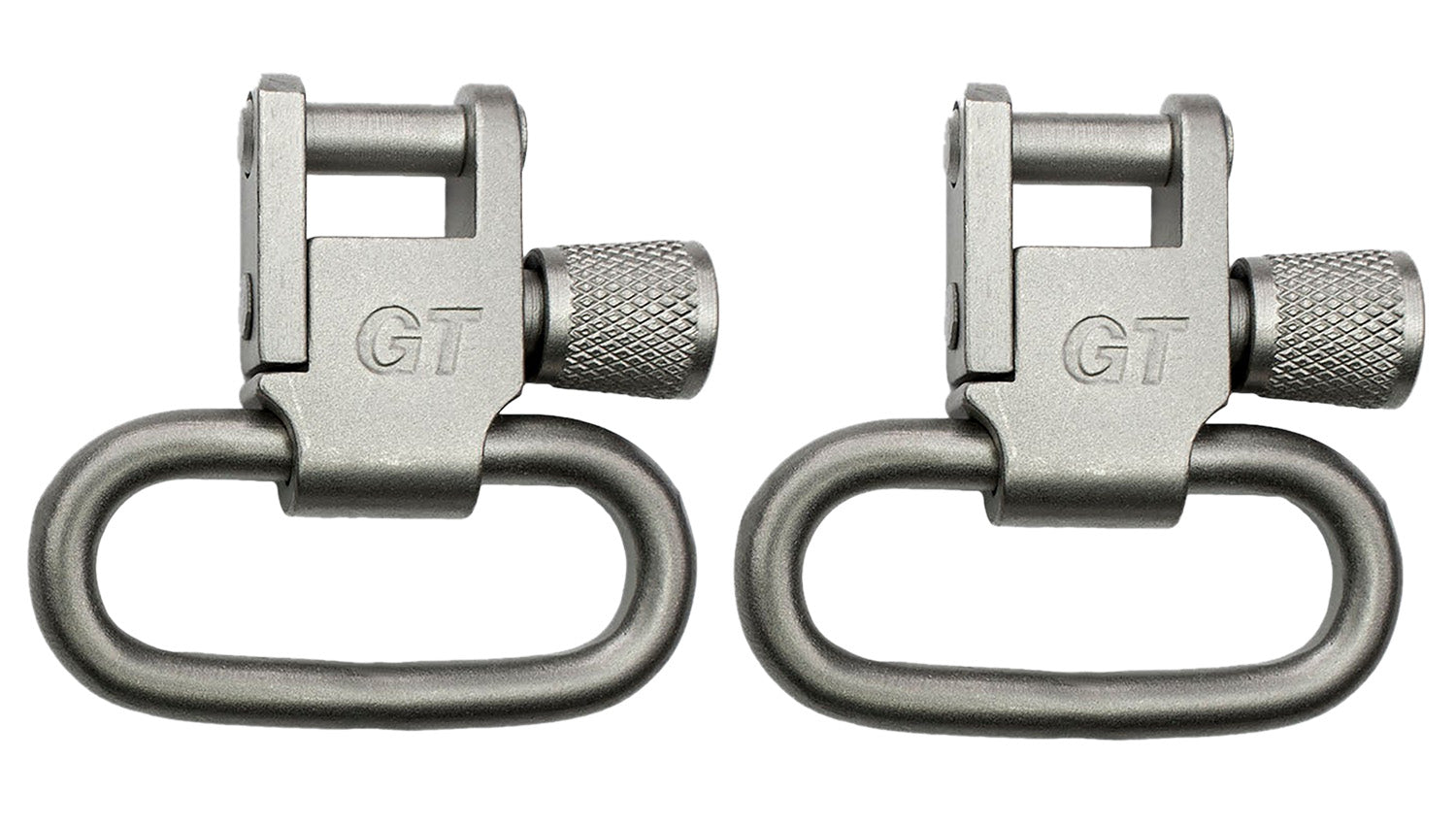 GrovTec GTSW03 1" Satin Nickel Locking Rifle Swivel Steel