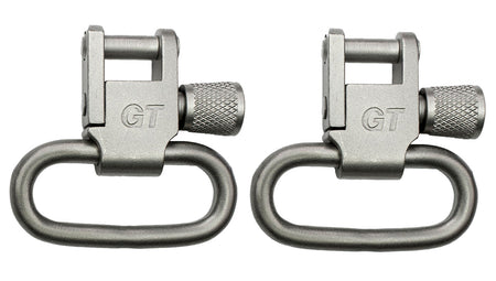 GrovTec GTSW03 1" Satin Nickel Locking Rifle Swivel Steel