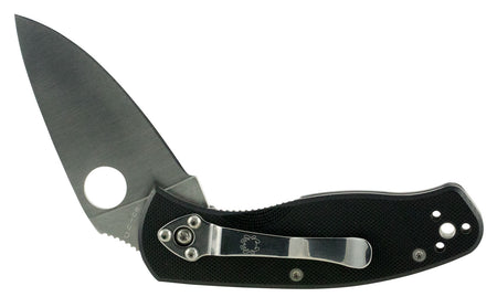 Spyderco Persistence C136GP 2.77" Folding Knife Plain Drop Point 8Cr13MoV Blade Black G10 Handle