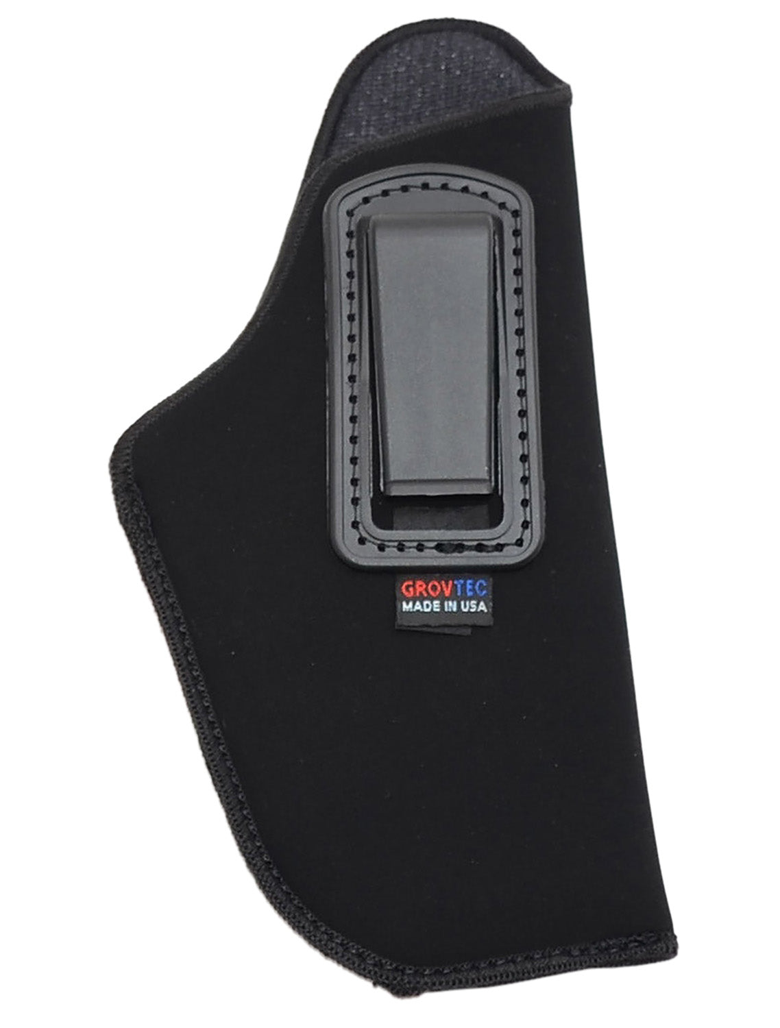 GrovTec US GTHL14115R IWB Holster Black Suede Belt Clip Fits Large Semi-Auto Pistols 3-4" Barrel RH