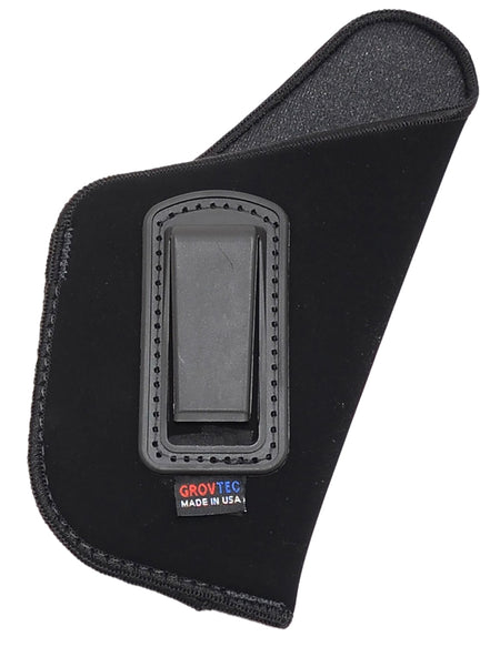 GrovTec US GTHL14116R IWB Holster Black Suede Belt Clip Fits Med/Large Semi-Auto Pistols 3-3.5" Barrel RH