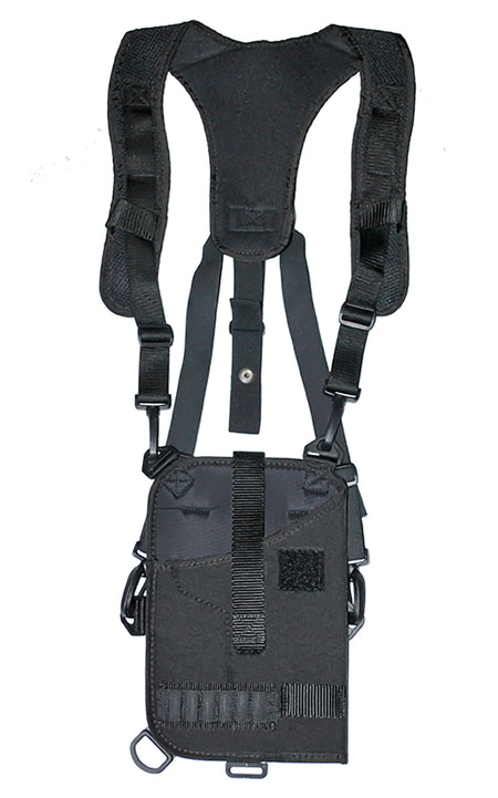GrovTec US GTHL14902R Trail Pack 1000D Nylon Shoulder Holster Harness for Med/Large DA Revolver Ambidextrous