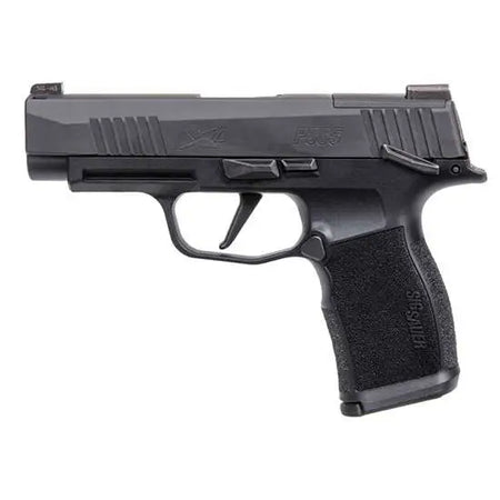 Sig Sauer P365XL 9mm 3.7" Black MS Pistol, Two 12-Round Magazines, Optic Plate Cover
