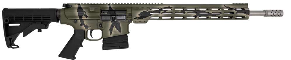 Great Lakes GL10 .308 Win 18-Inch Pursuit Green Camo/STS 10-Round Rifle