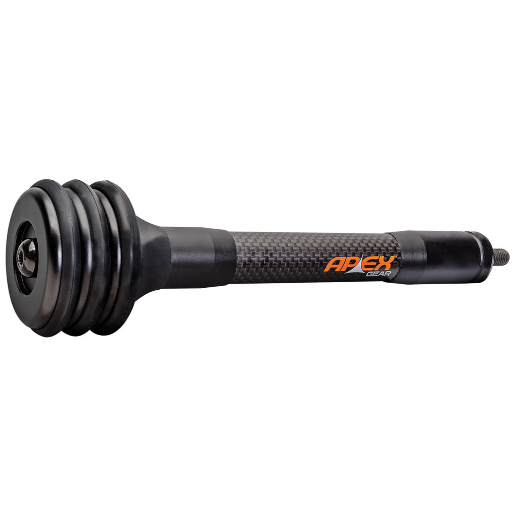 Apex End Game 8-Inch Black Carbon Fiber Bow Stabilizer