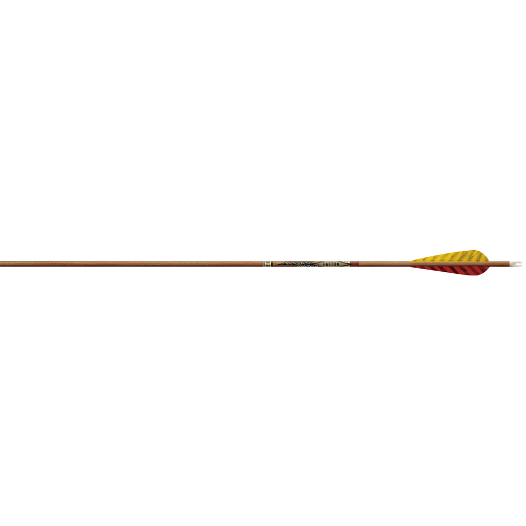 Easton 5mm Axis Traditional Arrows 600 Spine 4 in. Feathers 6 Pack