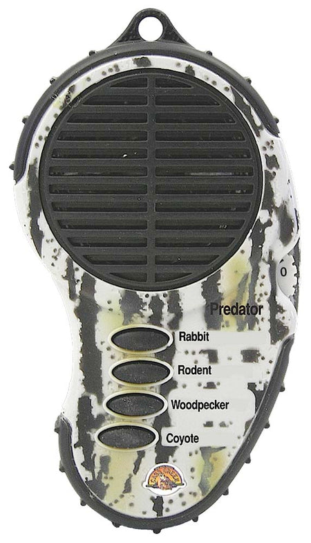 Cass Creek 334 Mini Electronic Predator Game Call with 4 Sounds, Brown Plastic