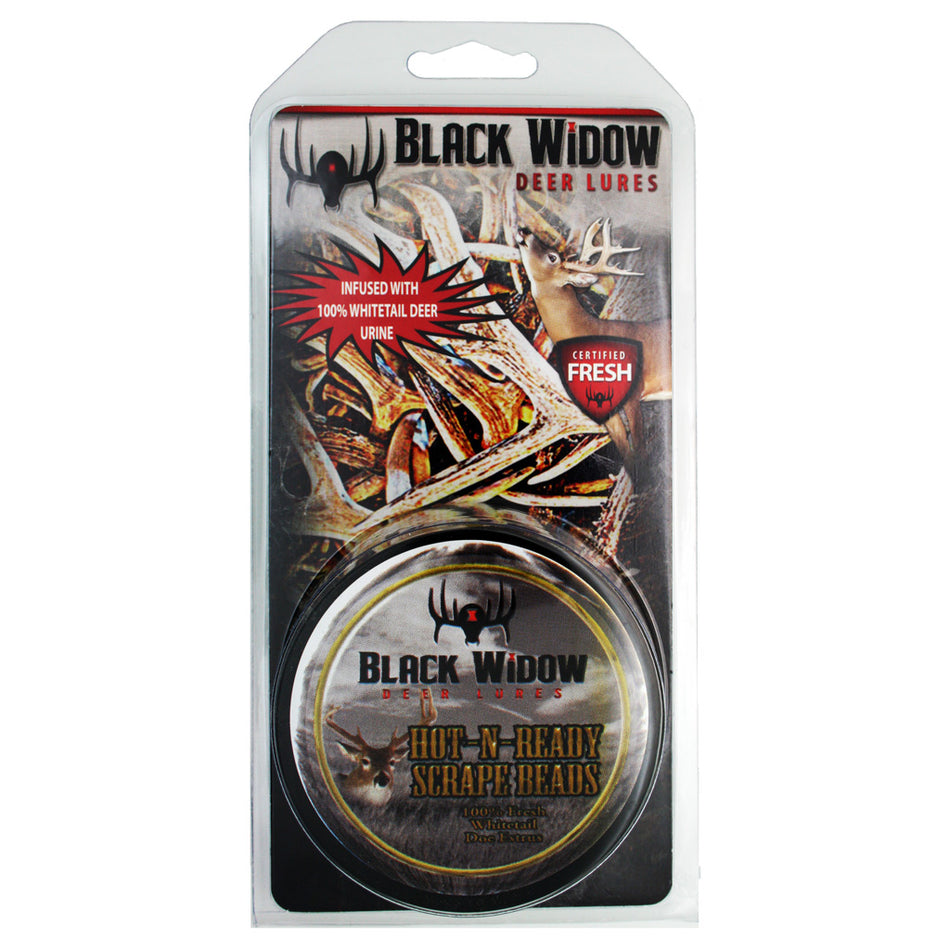 Black Widow Hot N Ready Doe Estrus Scrape Beads 2 oz.
