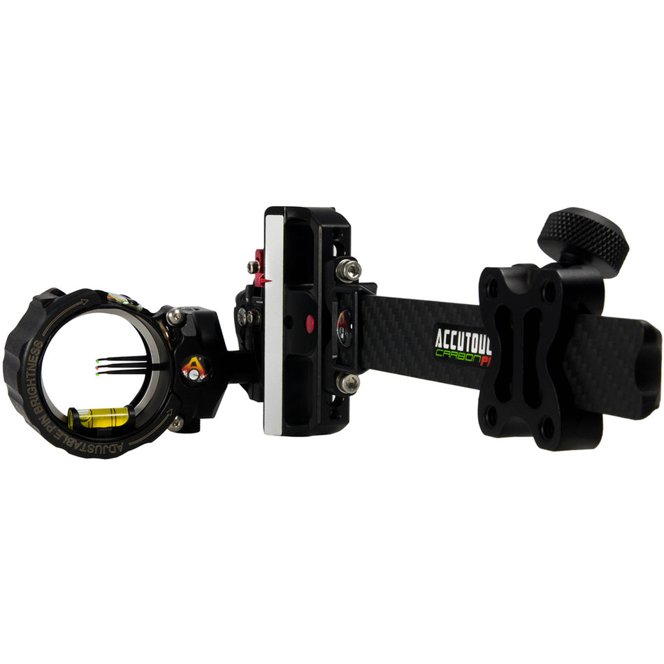 Axcel AccuTouch Carbon Pro Archery Sight AccuStat 3 Pin .010 RH/LH