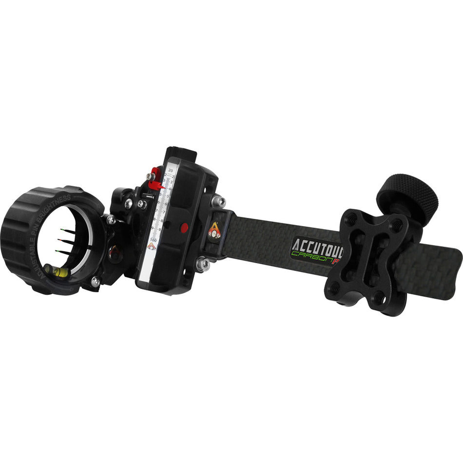 Axcel AccuTouch Carbon Pro Archery Sight AccuStat 3 Pin .019 RH/LH