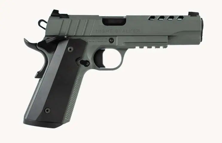 SDS Tisas 1911 Night Stalker .45 ACP Pistol, Cerakote Gray Finish