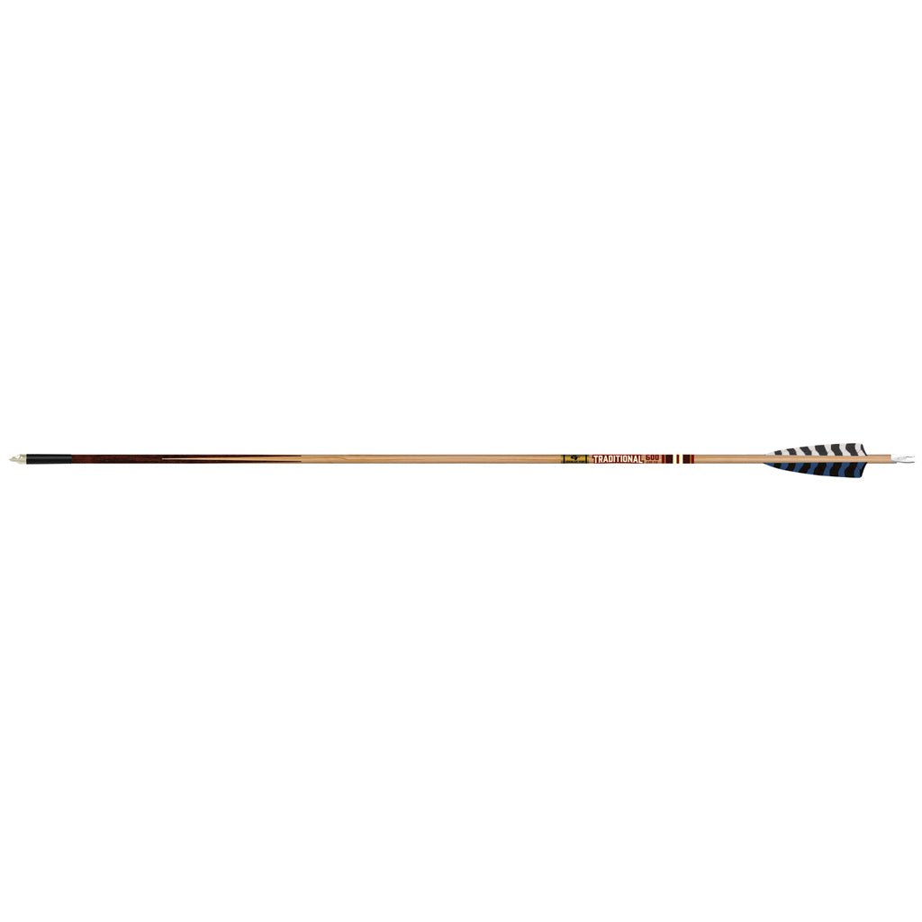 Gold Tip Traditional Classic XT Arrows 500 with 4 in. Feathers, 6 Pack